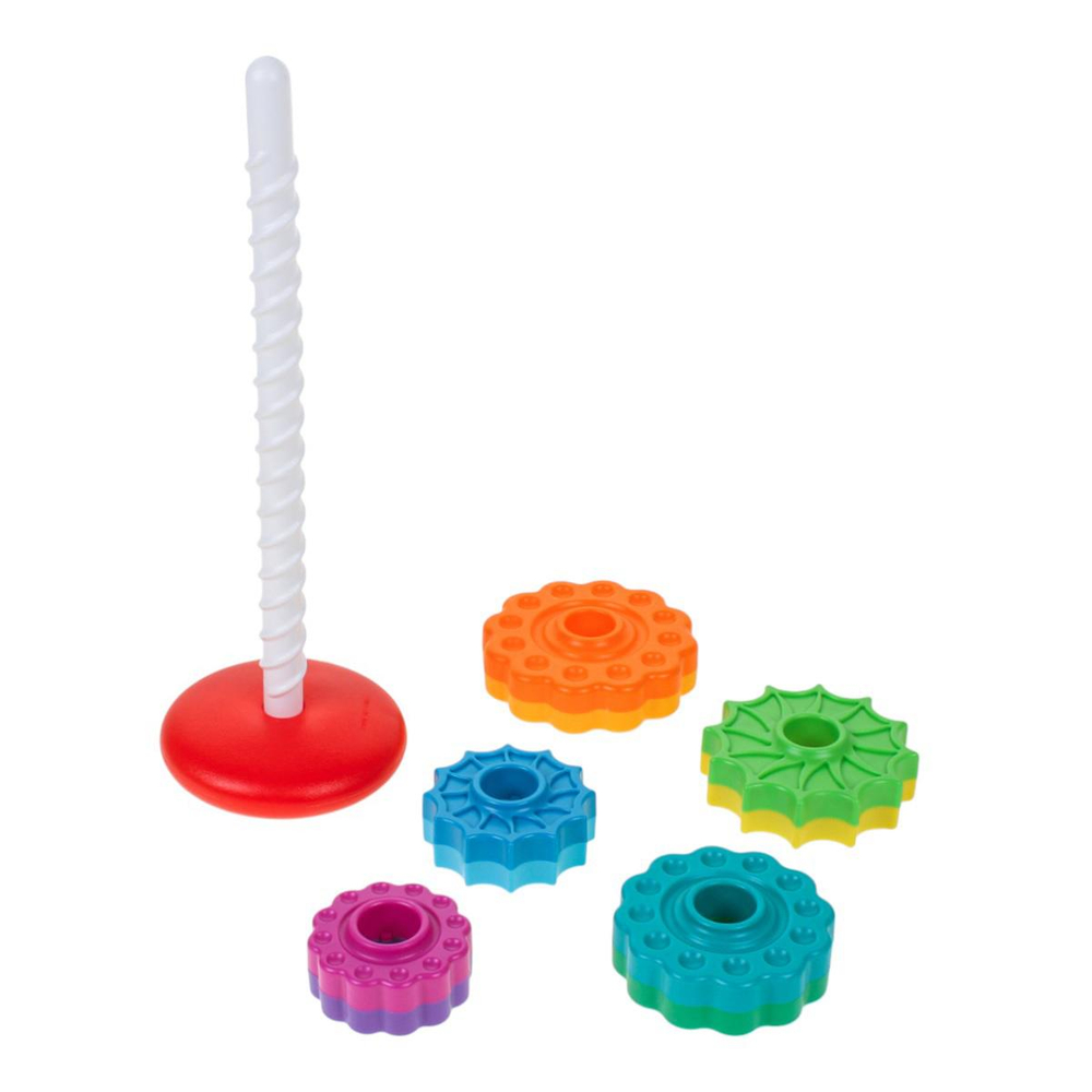 Пирамидка винтовая 6 элементов, коробка 8703-1