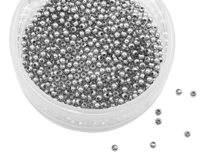 Мини-бусины металлическая 1,8мм (1грамм)