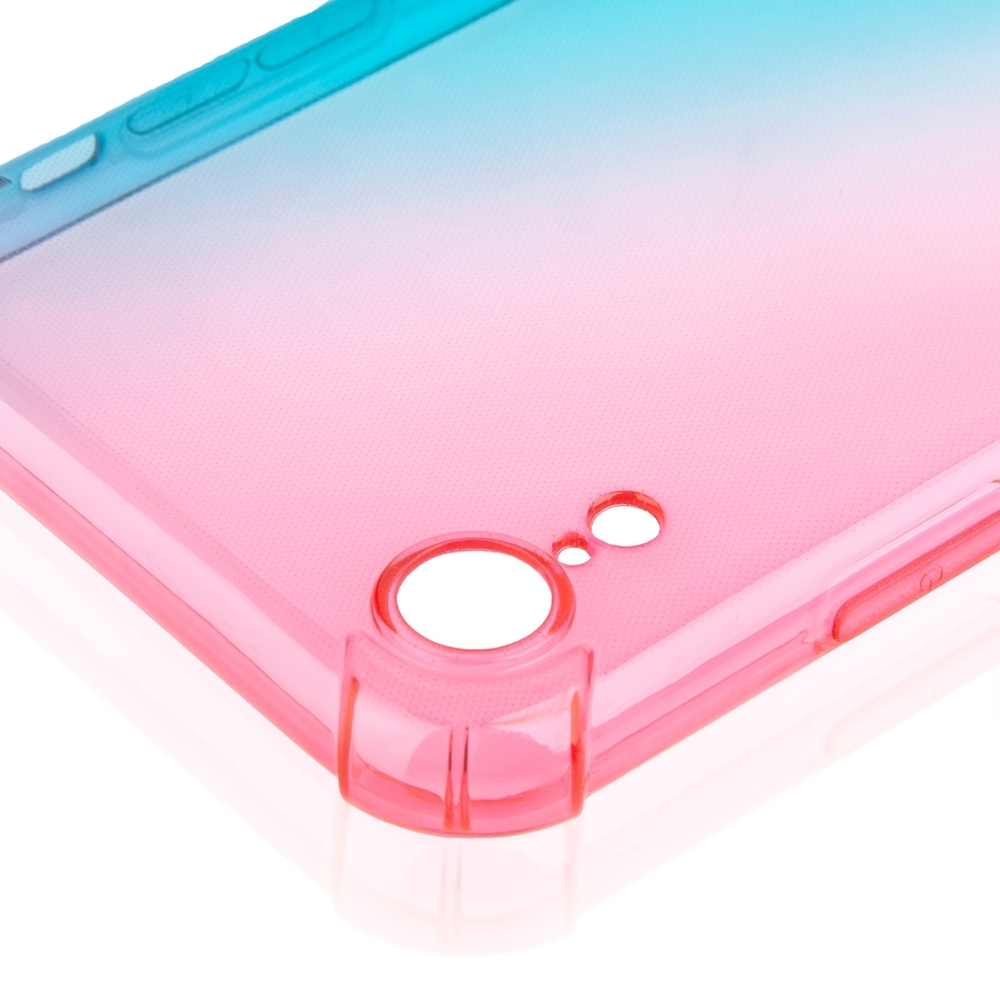 Чехол ROSCO для Apple iPhone XR оптом (арт. IPXR-HARD-TPU-PINK-BLUE)