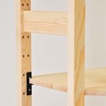 Стеллаж, 48х30х179, Ивари, деревянный, для игрушек и книг, напольный, Dipriz