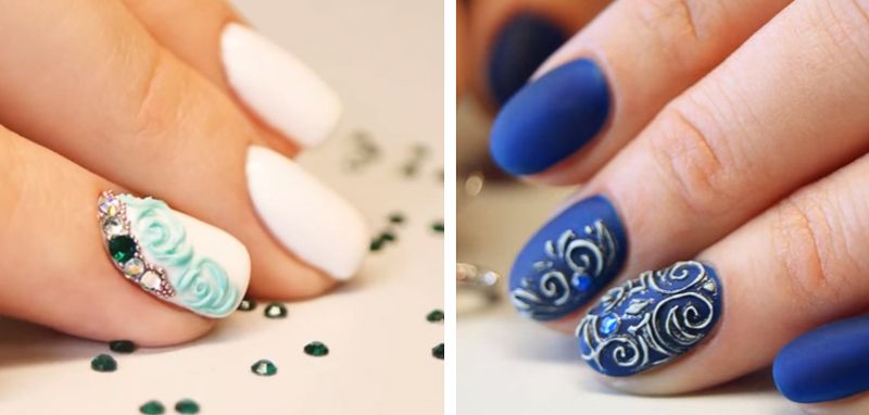 Фактурный гель. Подборка видео.