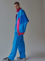 Wide Sweatpants Blue Jewel