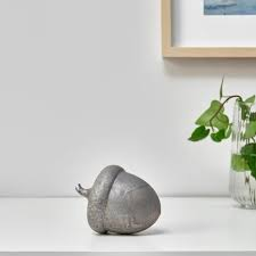 ВАЛВАКСТ VALVAXT Украшение желудь, алюминий, серый