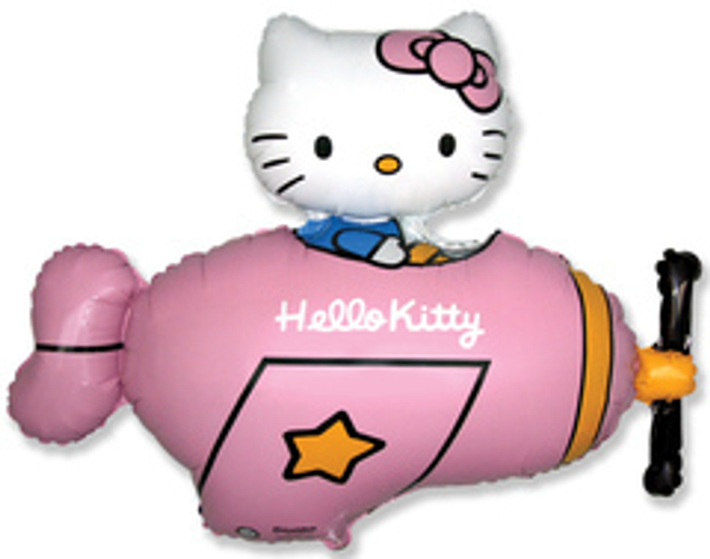 Ф Фигура Hello Kitty Котенок в самолете Розовый Китти