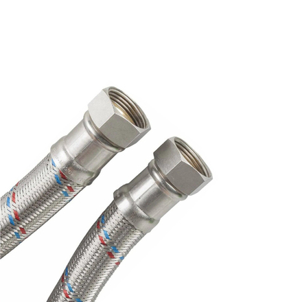 Гибкая подводка GIGANT ELKA стальная оплетка, 1", г/г, 100см.