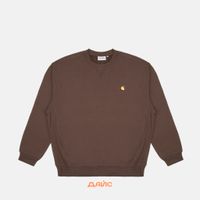  Толстовка мужская Carhartt WIP American Script Sweatshirt артикул:I025475_tobacco - купить в магазине Дайс