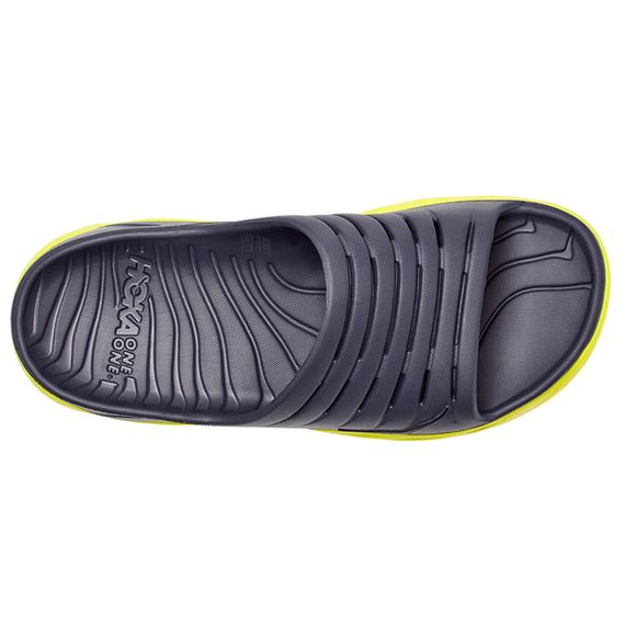 Hoka One One Ora Recovery 'Black Yellow'