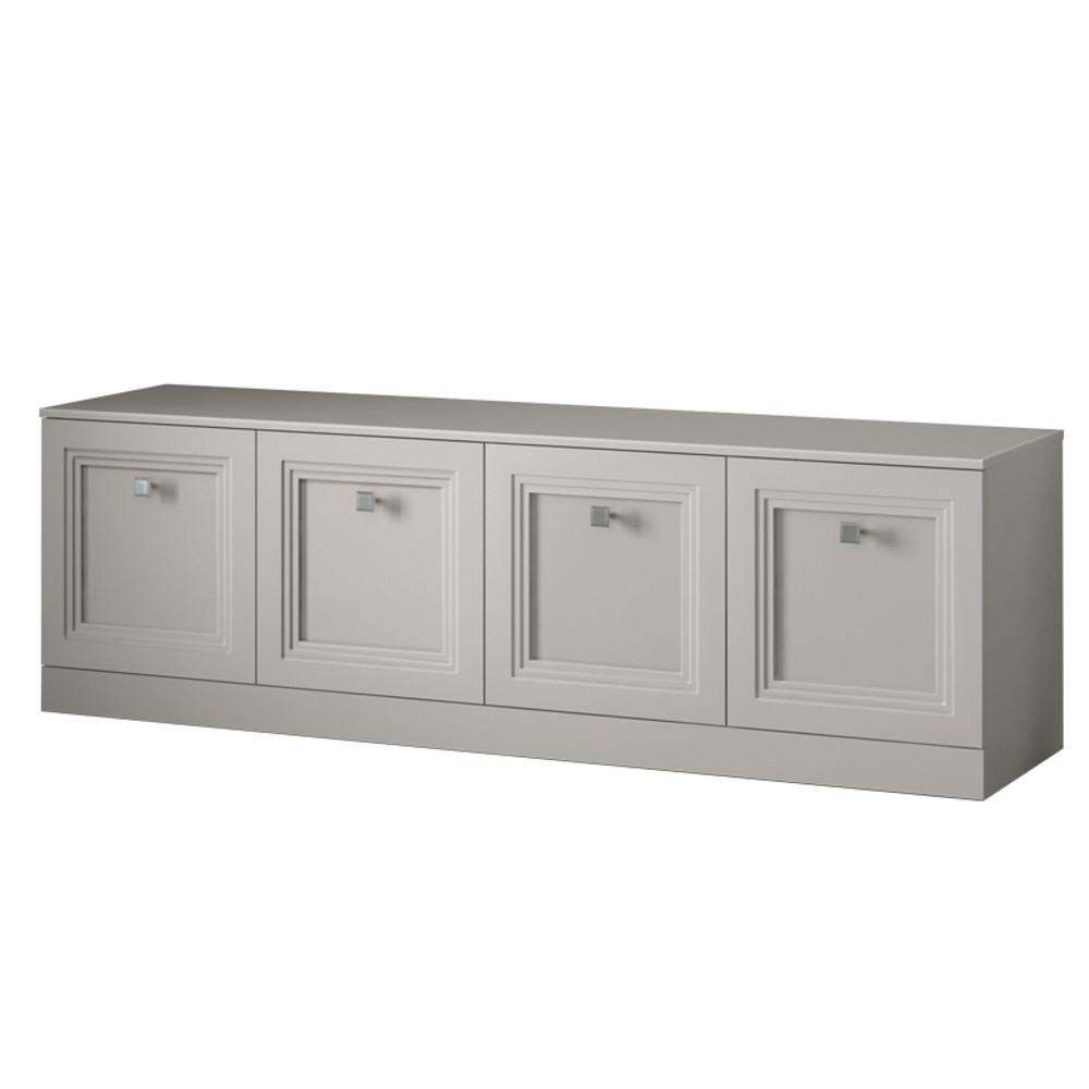 Модульная система малых форм Серия №5, №1001 тумба МЦН-5-1800 кашемир серый патина золото