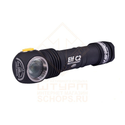 Фонарь налобный Armytek Elf C2 Micro-USB, Холодный