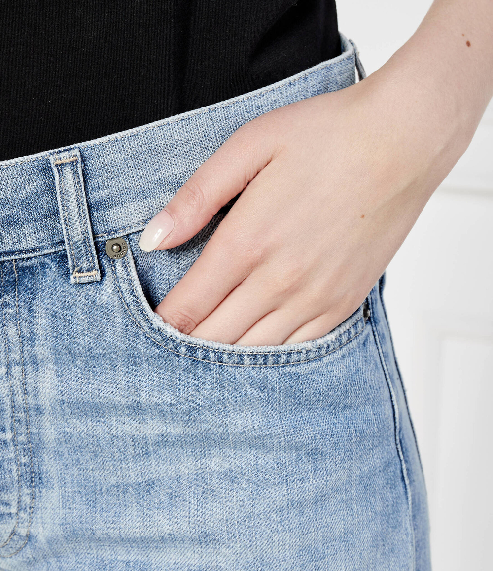 Джинсовые шорты DONDUP - made in Italy - голубой(DP744 DF0263D GY2)