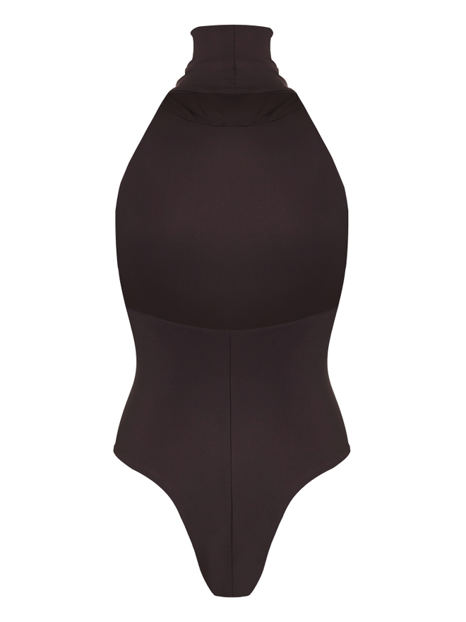 Bodysuit halter — Cofee
