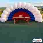 Надувная сцена для корпоратива «Русский праздник», 6×3×3 м
