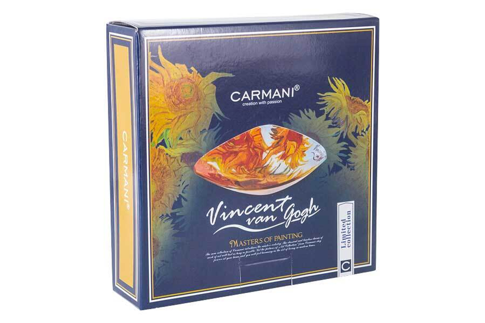 Тарелка 17х17см Carmani Подсолнухи