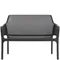Черный пластиковый диван Net Bench | Nardi | Италия