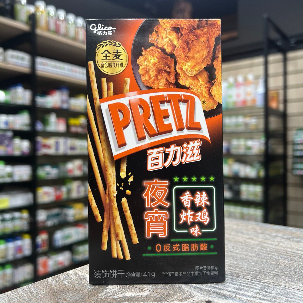 Палочки Glico Pretz со вкусом пряного жареного цыпленка 41 г
