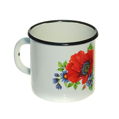 Кружка сталь, эмал, 400 мл, Керчь, 40104-032/4, в асс