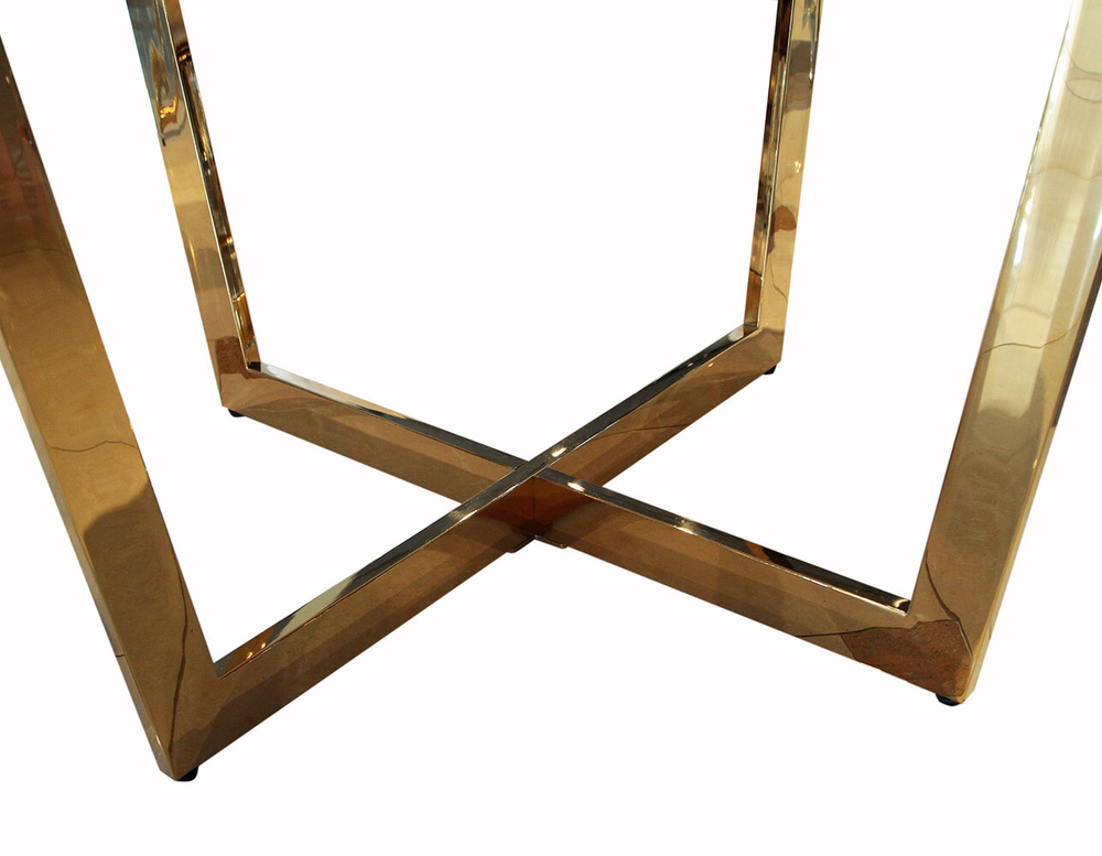 Стол обеденный Ist Casa Амали, 110х110х75 см, черный мрамор