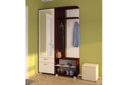 Прихожая "Ева 1" (венге/рамух белый), ЛДСП, Комфорт-S