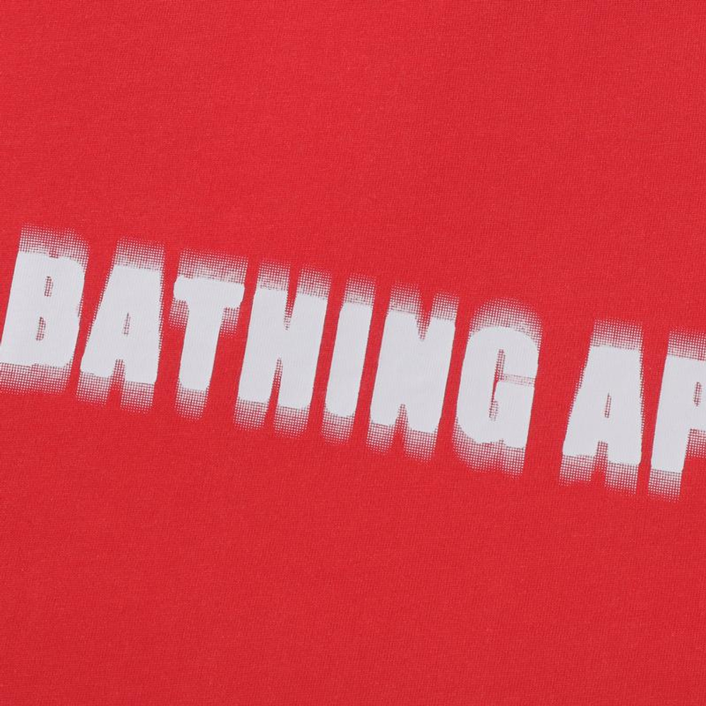 A Bathing Ape Bathing Ape Graphic Printed Футболка красный