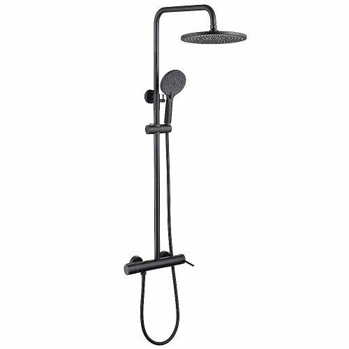Душевая система ABBER Emotion AF8816BL черный матовый