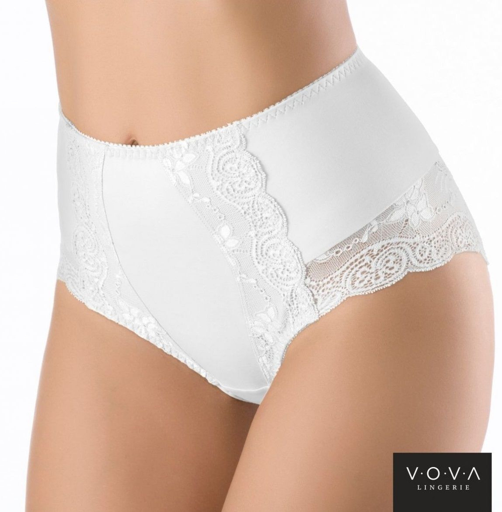 Высокие трусики-слипы Snejanna с кружевом (Размер: 42) (Цвет: черный)