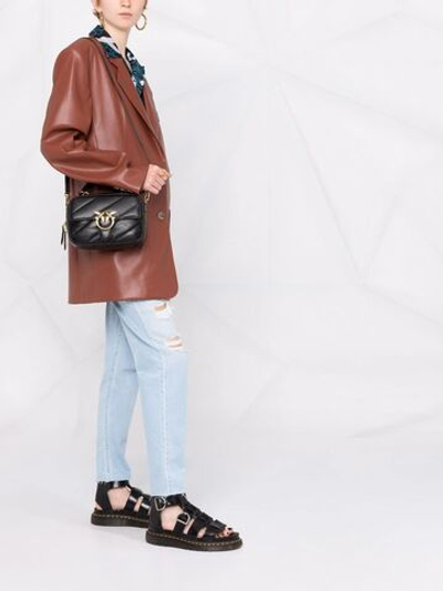 MINI SQUARE BAG MAXI QUILT – black