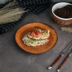 Тарелка 21 см h2,8 см Wood Fusion P.L. Proff Cuisine [6]
