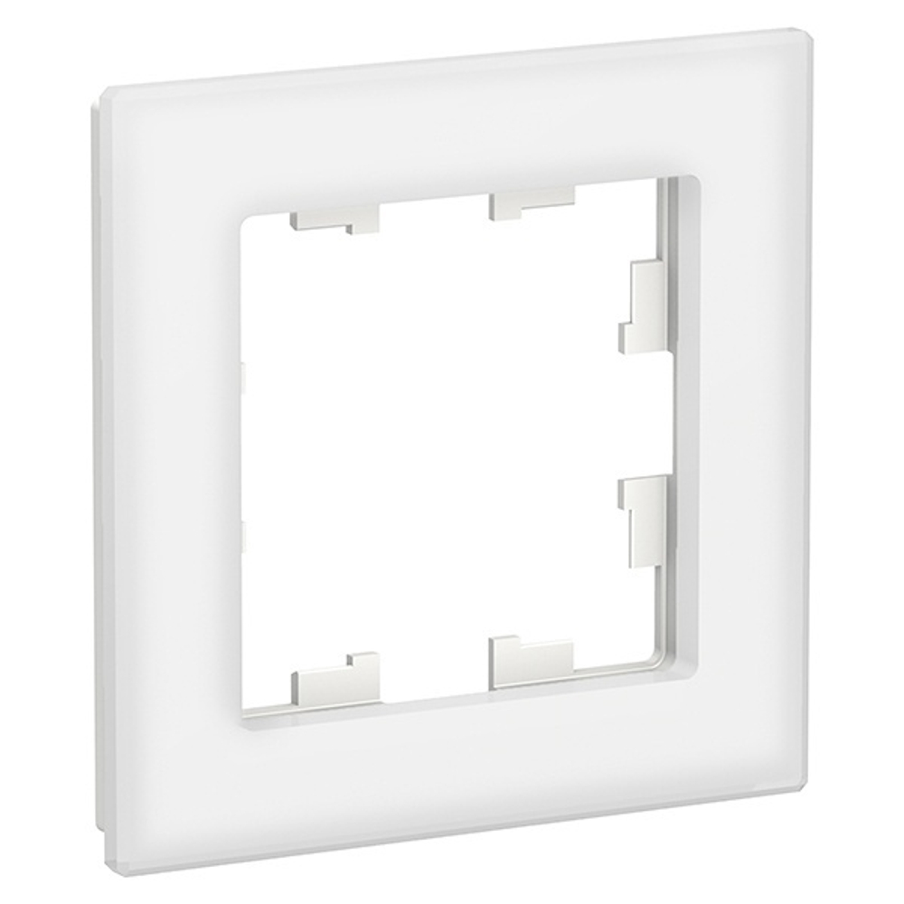 Рамка SE AtlasDesign Nature 1 пост, оргстекло белый ATN320101