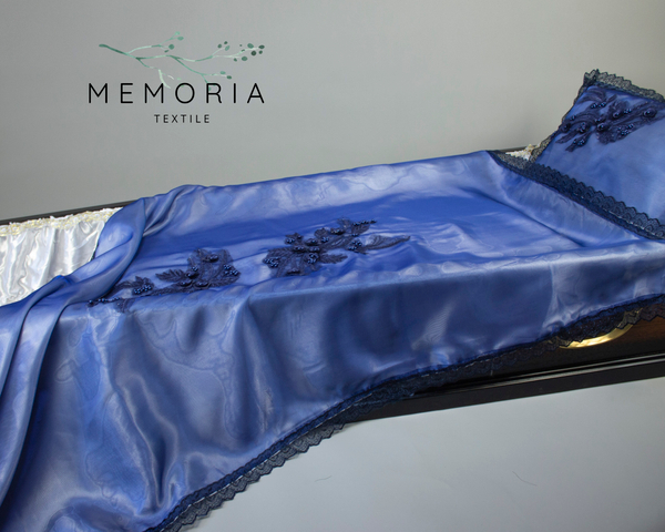 Комплект ритуальный "Сакура" синяя