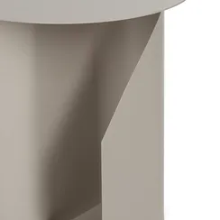 Кофейный стол Lymi диаметр 45 серый