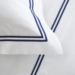 Постельное белье Frette Classic White/Blue (240 x 220 см)