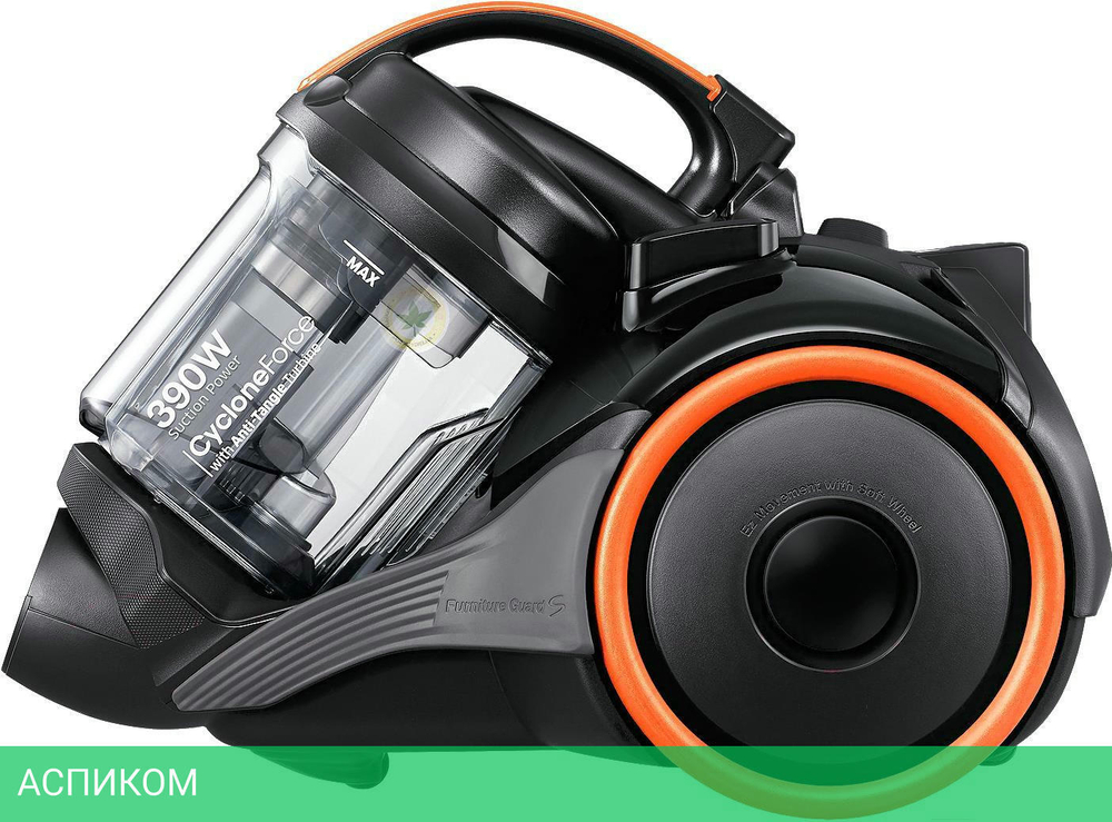 Пылесос Samsung SC15K4136VL Black/Orange (VC15K4136VL/EV)