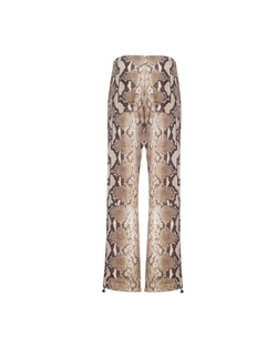 Брюки на резинке из плащевки Стелла Маккартни со змеиным принтом