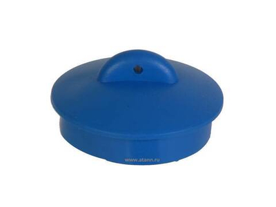 Пробка для ванной резиновая синяя