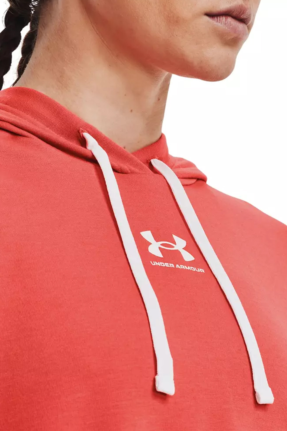 Худи женское Under Armour UA Rival Terry Hoodie-Red