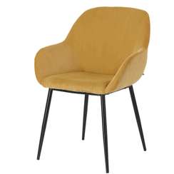 Стул Konna горчичный вельвет