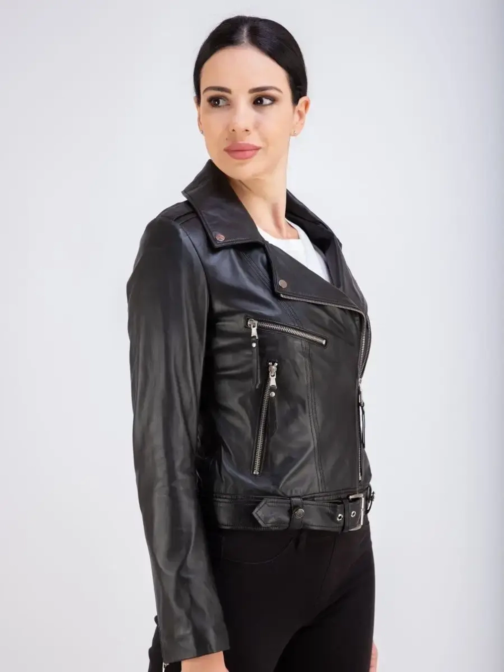 Косуха женская из натуральной кожи Турция