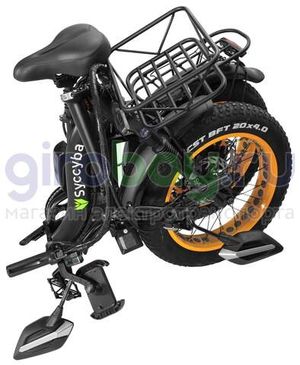 Электровелосипед Syccyba F11 Pro (48V/20Ah) - Жёлтый обод фото №15