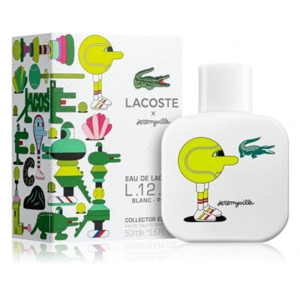 Lacoste Eau De Lacoste L.12.12 Blanc Pure Collector Edition Pour Homme and Jeremyville