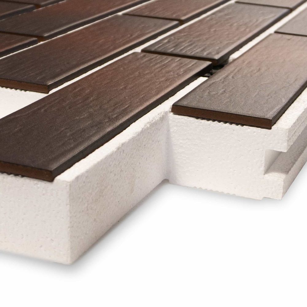 Термопанель ППС Paradyz Cloud Brown Elewacja Duro - 1000х455 мм