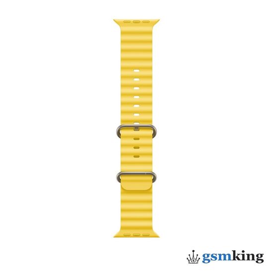 Apple Watch Ultra GPS + Cellular 49mm Titanium Case with Yellow Ocean Band