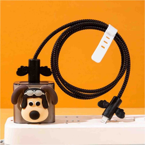 Защитный чехол для зарядного устройства с собакой