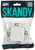 SKANDY Вывод кабеля SK-O01W арктический белый IEK