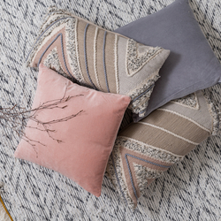 Подушка декоративная с кантом и бахромой из коллекции ethnic, 30х60 см