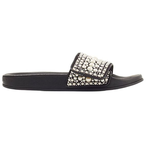 Jimmy Choo Flat Slip-On Sandal 'Black'