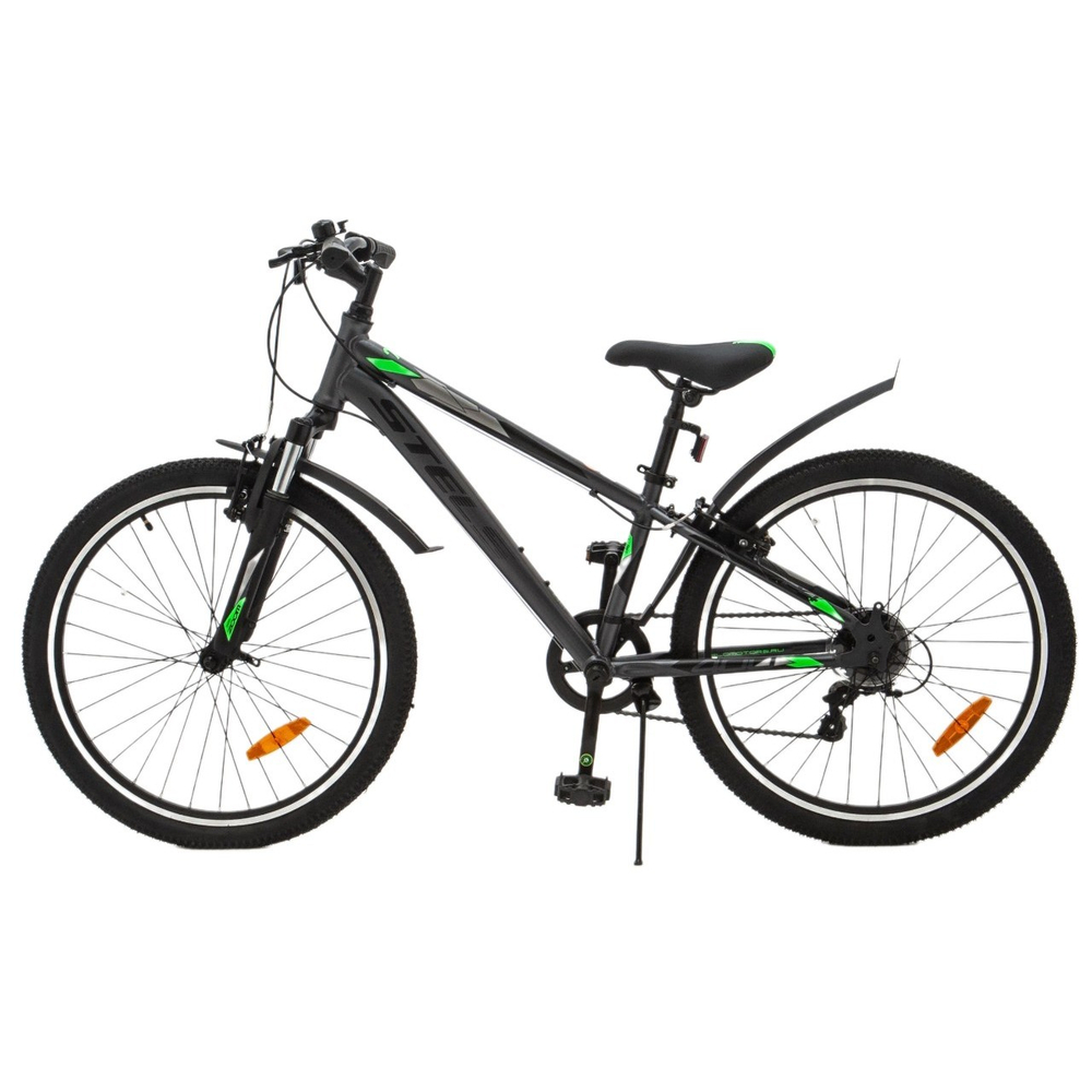 Велосипед 24 STELS turbo 400 серый-красный