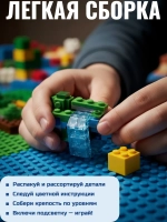 Конструктор Майнкрафт Голубая крепость 898 деталей