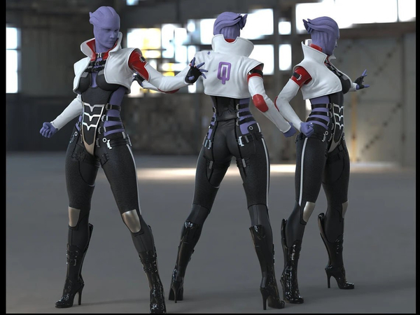 Фигурка Ария азари Mass Effect Aria