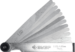 ЗУБР 13 шт, 0.05 - 1 мм, набор автомобильных щупов (4325-H13)