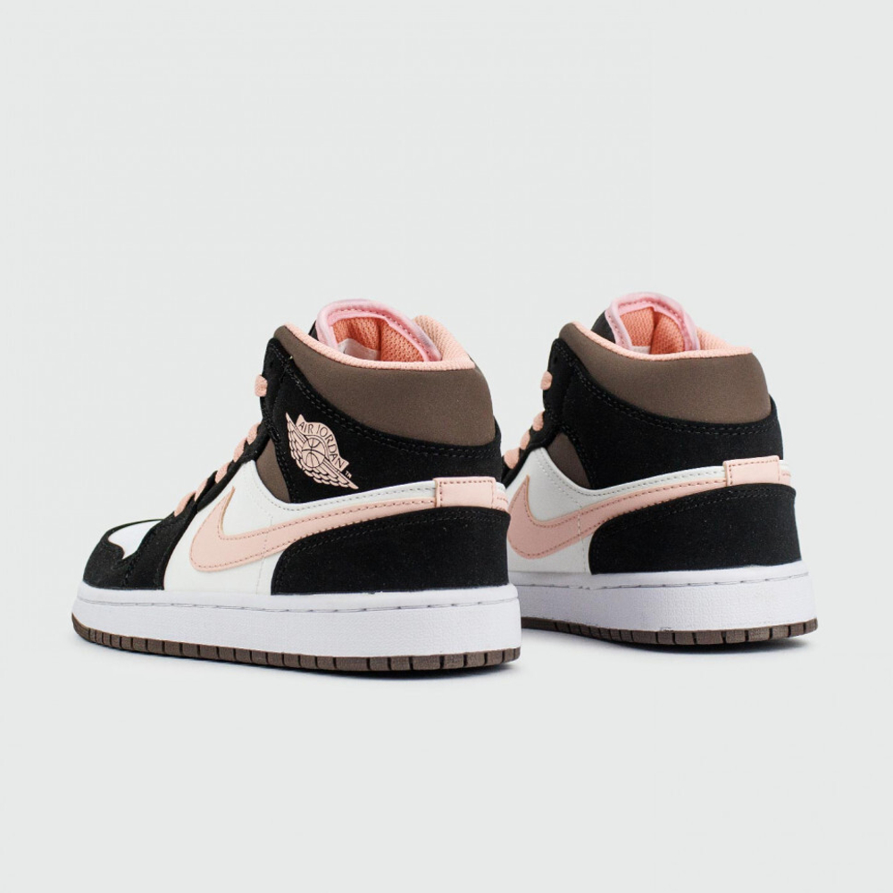кроссовки Air Jordan 1 Mid Peach Mocha Wmns